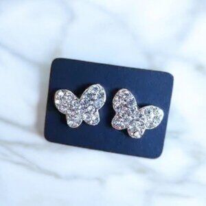 3 for $15 Rhinestone Butterfly Earrings